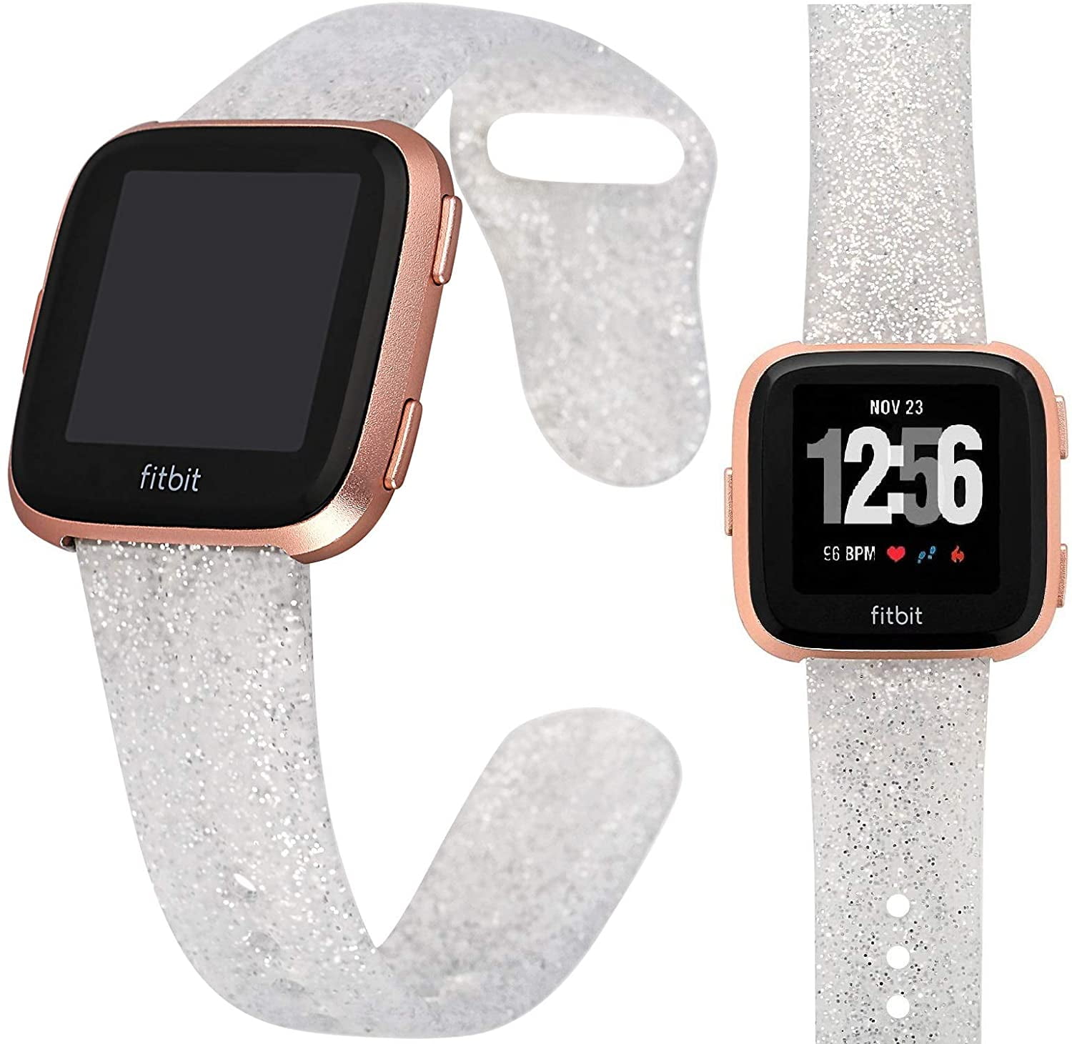 sparkle bands for fitbit versa