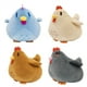 thumbnail image 5 of Figuras de juego de Anime, juguetes de peluche, gallina de dibujos animados, colección de muñecos esponjosos, muñecos, juguetes, decoración del hogar, regalo de cumpleaños, 5 of 6