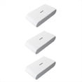 thumbnail image 1 of 3pcs 433MHz Wireless Vibration Glass Break Detector, Adjustable Sensitivity, Compatible with Alarm Systems White,3 * Wireless Vibration Glass Break Detector,White, 1 of 9