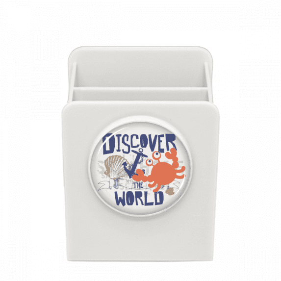 Discover World Crab Marine Organism Desk Pencil Holder Cup Pen Organizer