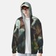 thumbnail image 2 of Balery Forest Stone-Colored Dragon Sudadera ligera de manga larga con capucha y protección solar UPF 50+ para hombre y mujer, ideal para pesca y running-Large, 2 of 7