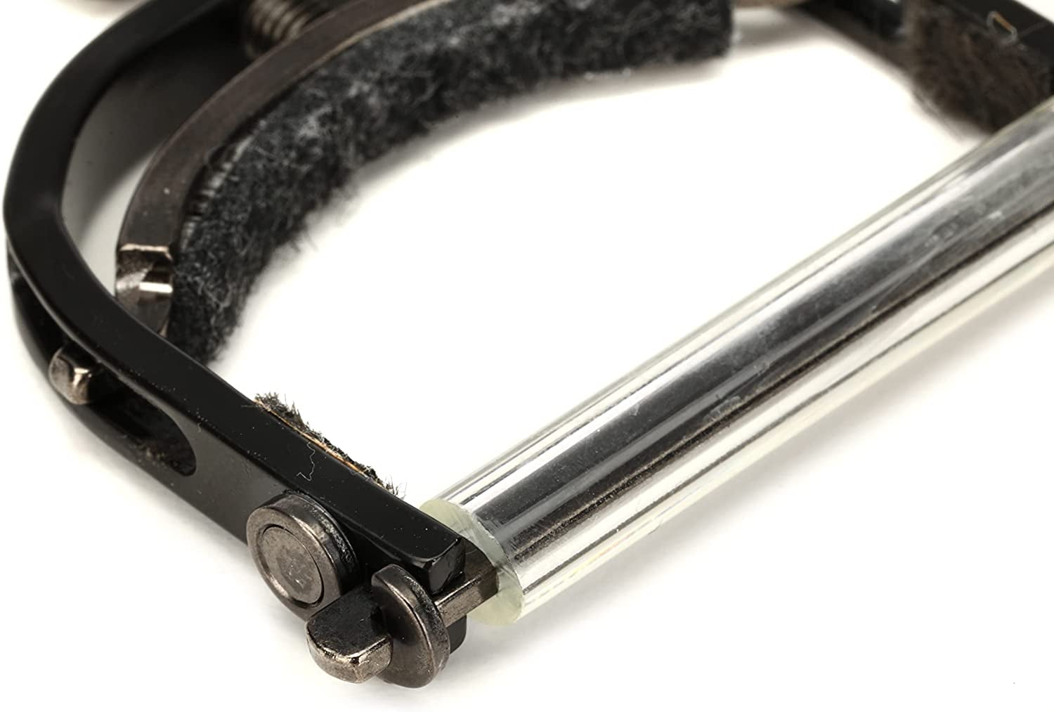 Paige Musical PBEW Banjo/Mandolin Capo-Fits up to the 4th Fret on a 5-String - Black Multi-Colored