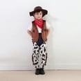 thumbnail image 4 of Gunia Western Outfit For Boys Wild Cow Kids Role Play Dress Up With Short Sleeve Shirt Pants Clothes Set 3-10 Years, 4 of 8