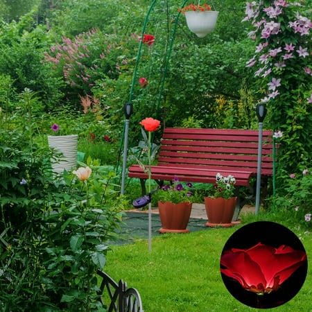 

HHFEN LED Outdoor Garden Solar Rose Simulation Light (single Head)