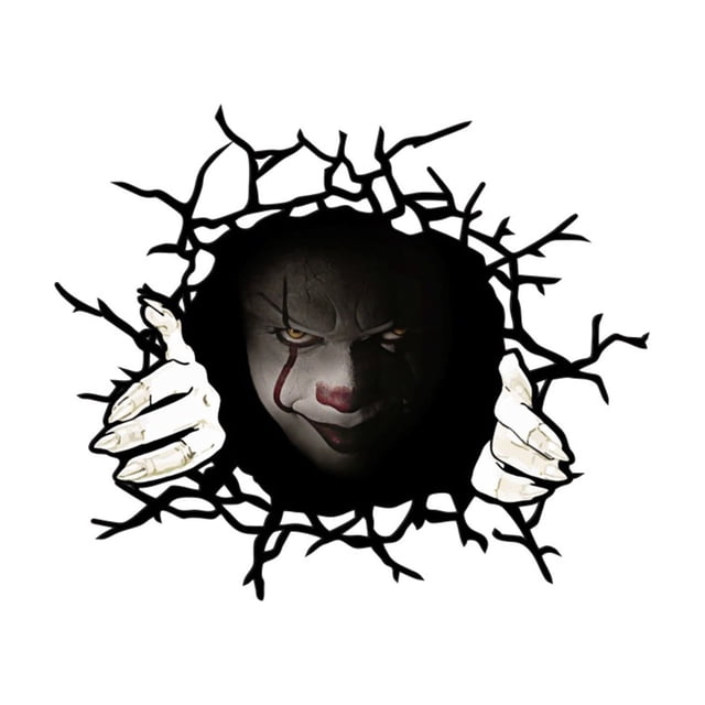 Happy Halloween Car Door Window Sticker Horror Wall Floor Wall Sticker Home Decor Decal Decoration Party Car Styling Exterior Accessories