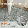 thumbnail image 6 of BERTHMEER 3'x5' Small Washable Area Rugs for Office Kitchen Entryway Bedroom Non-slip Rugs,Gray, 6 of 6