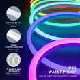 thumbnail image 3 of Tira De Luz Led Neon 10m App Bluetooth Rgb Flexible Ip68, 3 of 5