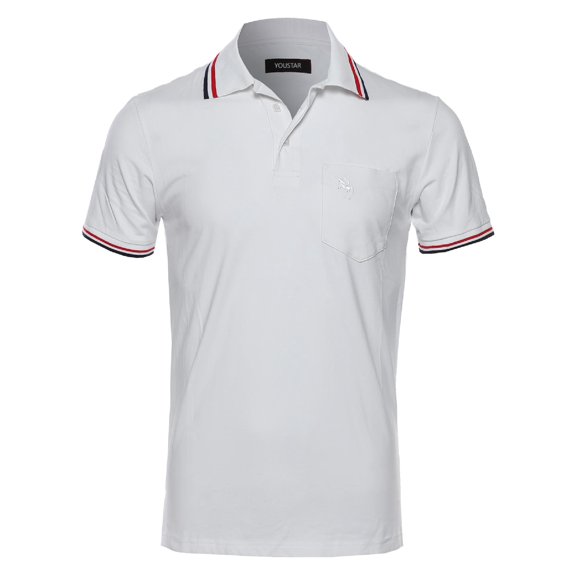 FashionOutfit Men's Collared Polo T-Shirt in Various Colors and Styles