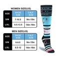 thumbnail image 6 of 4 Pairs Compression Socks for Women & Men 20-30 mmHg Circulation Support Recovery Socks for Nurses, Medical, Running, Cycling, Athletic (L/XL), 6 of 7