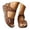 A-Brown118, variant on Womens Wedge Sandals Stable Open Toe Dual Hook Loop Footbed Cutout Suade Wedge Sandals Comfortable Summer Walking Sandals