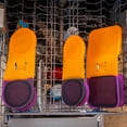 thumbnail image 6 of Silipint: Silicone Go Go Bowls: Set of 4: Sun Storm - Sizes: 10, 20, 30 oz & Sandwich Size, 6 of 8