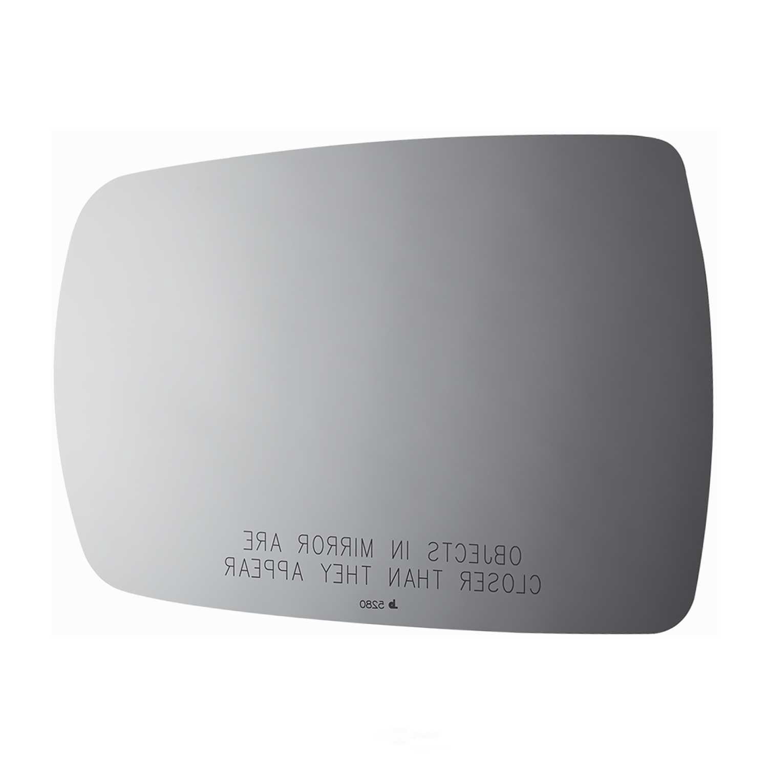 Burco Side View Mirror Replacement Glass - Clear Glass - 5280