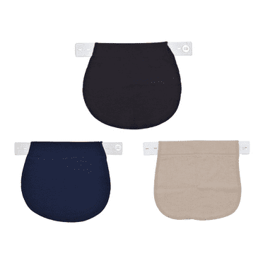 TELOLY 3Pcs Waist Extenders,Elastic Button Extenders for Jeans,Stretchable Buttons for Jeans