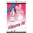 thumbnail image 3 of Kizuna Ai - Happy Wall Poster with Wooden Magnetic Frame, 22.375" x 34", 3 of 3