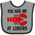 thumbnail image 3 of Inktastic Funny Lobster Lover Kids Seafood Boys or Girls Baby Bib, 3 of 4