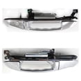 thumbnail image 6 of Set of 2 Front Exterior Door Handle Compatible with 2002-2010 Mercury Mountaineer Ford Explorer Chrome Without Key Hole 6L2Z7822404AA-PFM 6L2Z7822405AA-PFM Sport Base Sport Trac XLT, 6 of 6