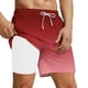 thumbnail image 1 of Pantalones Cortos de la Cintura Elástica con Bolsillos de la Moda Casual de los Hombres con Poliéster Transpirable de Secado Rápido, Pantalones de Playa de la Cintura Elástica de Varios Bolsillos par, 1 of 5