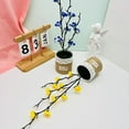 thumbnail image 4 of Simulation Wintersweet Potted Home Decoration Plastic Plant Ornaments, 4 of 9