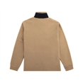 thumbnail image 4 of pstuiky manga larga de hombre, Camisa informal de manga larga con cuello alto y cremallera en la muñeca para hombre Tops casuales para hombres s, 4 of 8