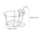 thumbnail image 2 of KAKOWELY 2Ud Estante Para Plantas Colgante En Inoxidable Plateado De Uso Prolongado, 2 of 7