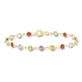 thumbnail image 3 of Ross-Simons 5.00 ct. t.w. Multi-Gemstone Bracelet in 14kt Gold Over Sterling, Women's, Adult, 3 of 5