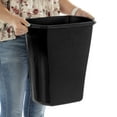 thumbnail image 6 of Sterilite Small Bathroom Trash Can, 5.5 Gallon Plastic Garbage Bucket Bin with No Lid, Black, 6 of 8