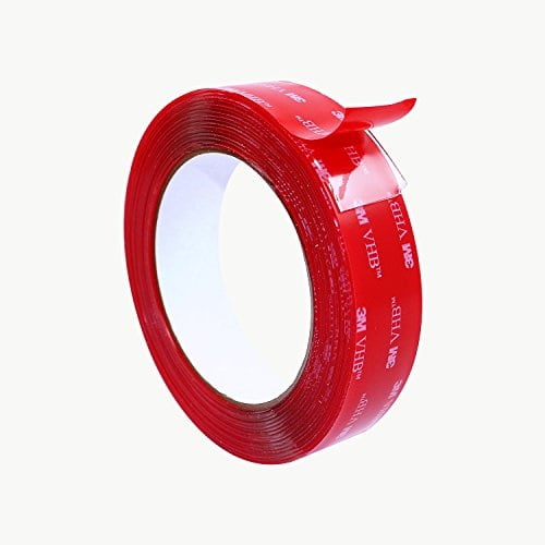 3M VHB Tape, 1 in x 15 ft, Mounting Tapes, Clear