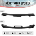 thumbnail image 3 of Ikon Motorsports Rear Trunk Spoiler Compatible with 2024-2026 Ford Mustang, Dark Horse Style Matte Black ABS Plastic Back Lid Spoiler Wing Lip, 3 of 8