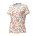 thumbnail image 2 of Naloa Simple Fruit Print T-Shirts Short Sleeve V Neck Tees for Women Fashion Tops Trendy Lightweight Soft Casual Summer Outfits Clothes, 2 of 5