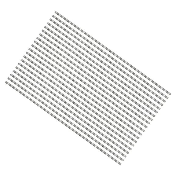 Uxcell Round Metal Rods 2.2mm x 200mm High Speed Steel (HSS) Lathe Bar Stock Tool 20 Pieces