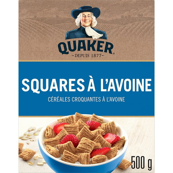 Quaker Céréales Squares à l’avoine 500g