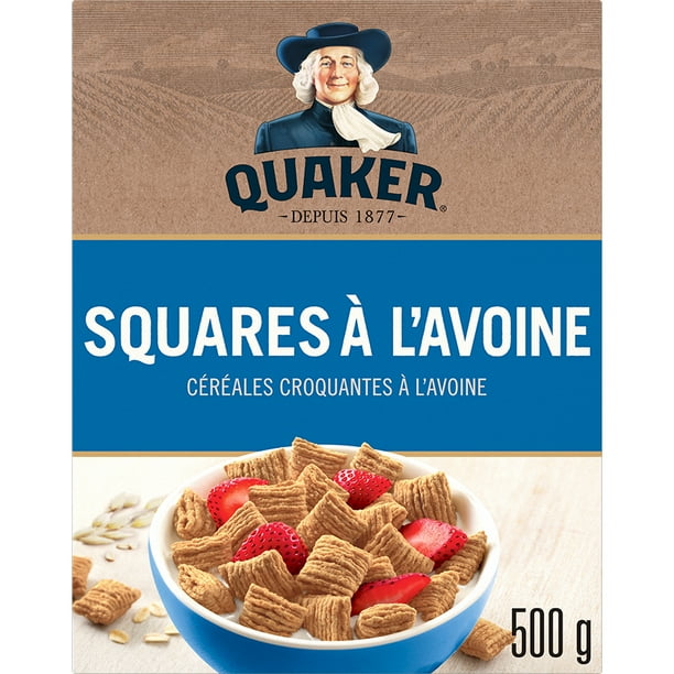 Quaker Céréales Squares à l’avoine 500g