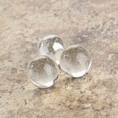 Round Transparent Glass Marbles for Embellishing, Crafting and Creating Approximately 280