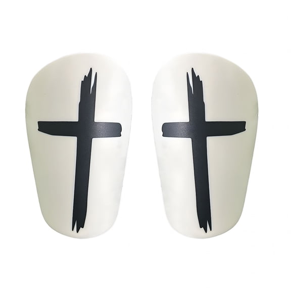 BESTSKY 1 Pair Mini Soccer Shin Guards Anti-slip Kids Teens Adults Soccer Players Miniature Shin Pads Protectors Football Games Protective Equipment