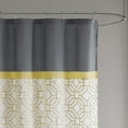 thumbnail image 2 of 510 Design Donnell Embroidered and Pieced Shower Curtains, Yellow/Grey, 72" x 72", 2 of 5