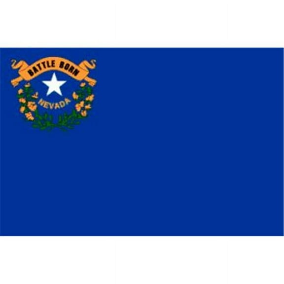 Annin Flagmakers 143385 6 ft. X 10 ft. Nyl-Glo Nevada Flag