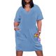 thumbnail image 1 of Vestido de verano con bolsillos sueltos Figment, vestido coreano para mujer, vestidos de verano para mujer 2025, vestidos de mujer, 1 of 7