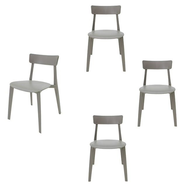 SET DE 4 SILLAS DE EXTERIOR BRIANZA COLOR CAPUCCINO