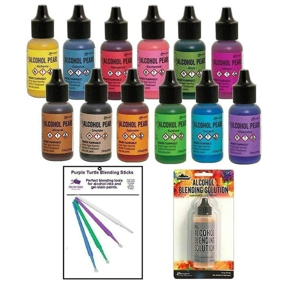 Ranger Tim Holtz Alcohol Ink Pearls Bundle Winter 2019 Release Plus Bonus