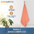 thumbnail image 2 of Toalla Baño Completo colores varios, 150x80cm - 620gr Suave Y Absorbente- Cenefa Bordada - NARANJA 2, 2 of 5