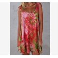 thumbnail image 1 of Nouvelle Mode Femme Robe Débardeur Sans Manches Col Rond Teinture sur Nœuds Robe Ample Mini, 1 of 7