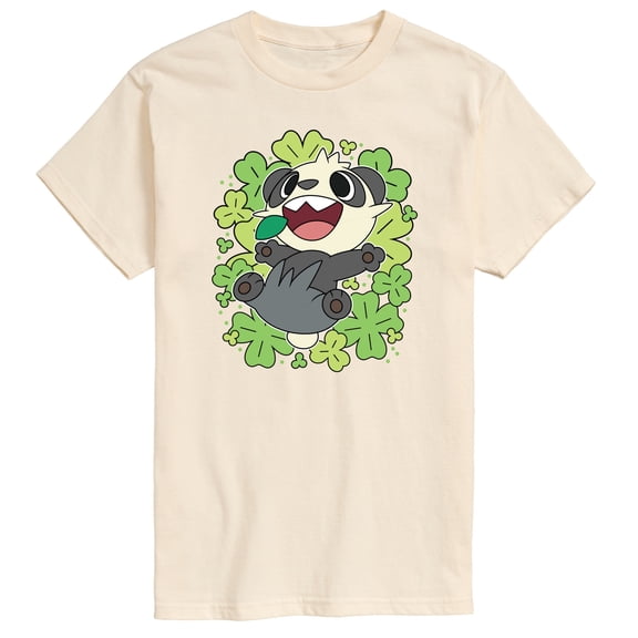 Pokémon - Pancham Shamrocks Collage - Men's Short Sleeve Graphic T-Shirt