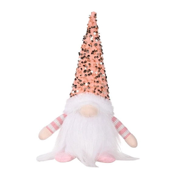 AVAIL AVAIL Christmas Party Decoration With Sequined Cap Rudolph Doll With Lights Home Decoration Supplies