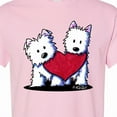 thumbnail image 4 of Inktastic Valentine Westie Duo T-Shirt, 4 of 5