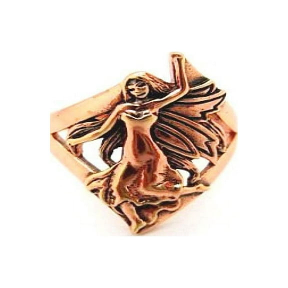 Size 6 Solid copper band ring CRI522-3/16 of an inch wide