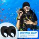 thumbnail image 2 of 2 uds capucha de neopreno para buceo traje de neopreno térmico gorro de natación gorros de natación con correas para la barbilla snorkel Surf Bean, 2 of 5