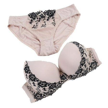 

Lingerie Sets Comfort Permeable Support Lace Breathable High Quality Lining Bra For Woman Nude 38c