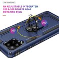 thumbnail image 4 of A42 5G Case, Samsung Galaxy A42 5G Case [ Military Grade ] 15ft. Drop Tested Protective Case with Magnetic Car Mount Ring Holder Stand Cover for Samsung Galaxy A42 5G - Blue, 4 of 6