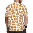 thumbnail image 2 of Wukai Christmas Elements Print Men's Short-Sleeved Mesh T-Shirt,Quick-Dry Short Sleeve Workout T-Shirt-6X-Large, 2 of 8