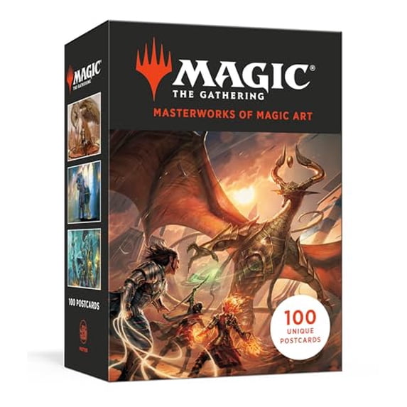 Pre-Owned Magic: The Gathering Postcard Set: Masterworks of Magic Art: Postcards (Misc.) 0593577728 9780593577721